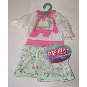 My Life AS Pink Tassel Dress NWT 18" Doll Fit